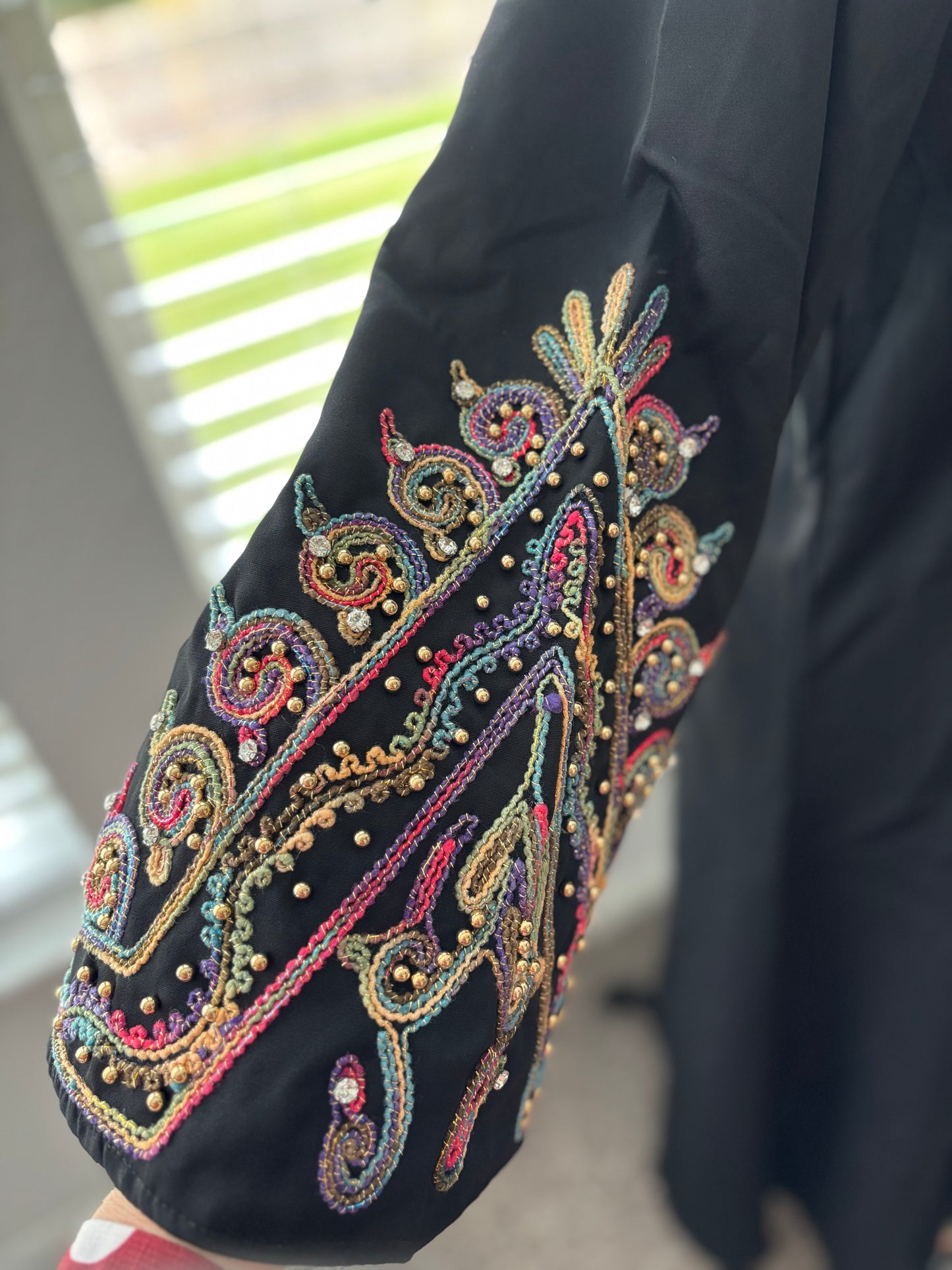 Pearl Navy Abaya