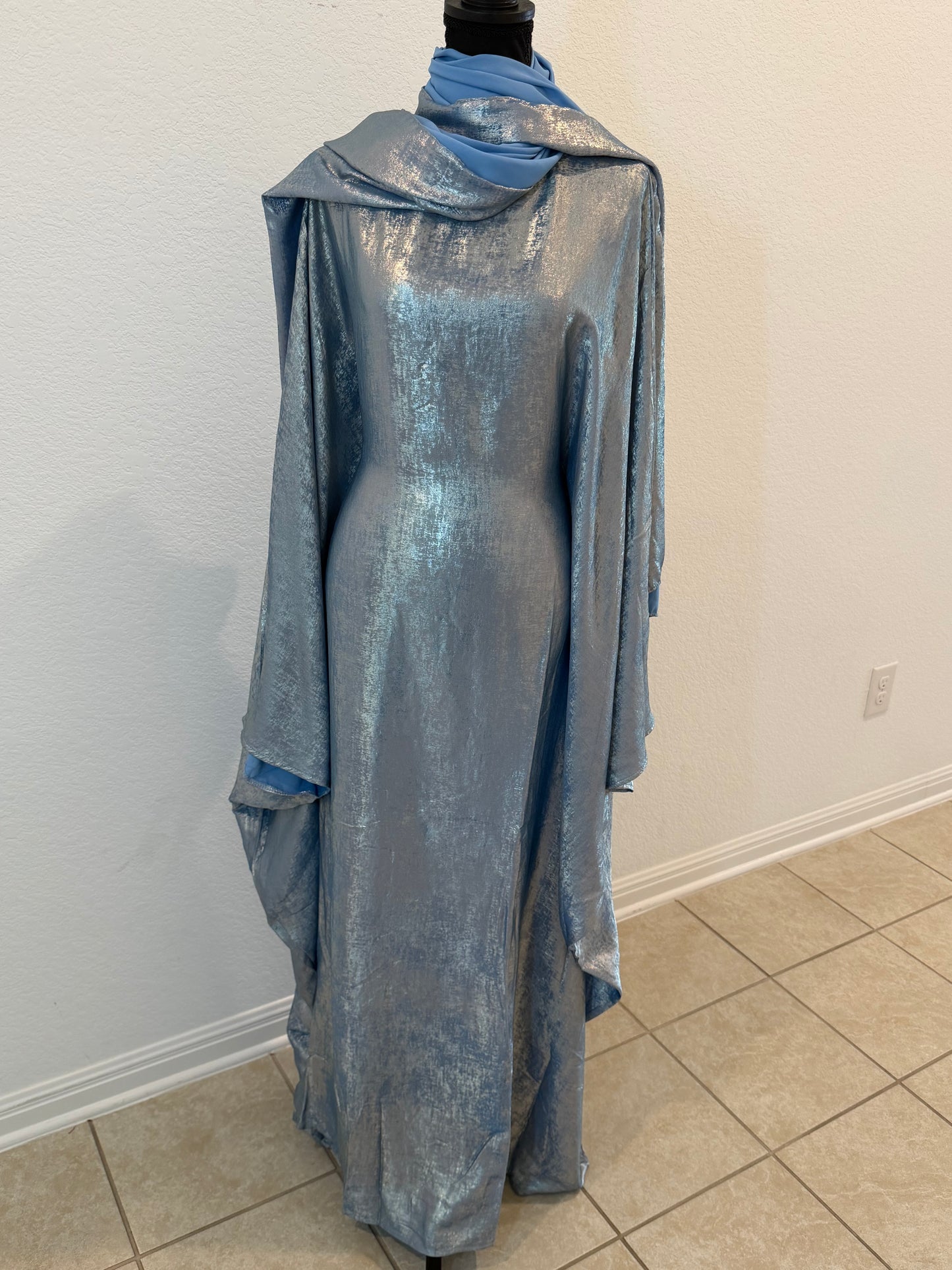 Farasha abaya Skyblue