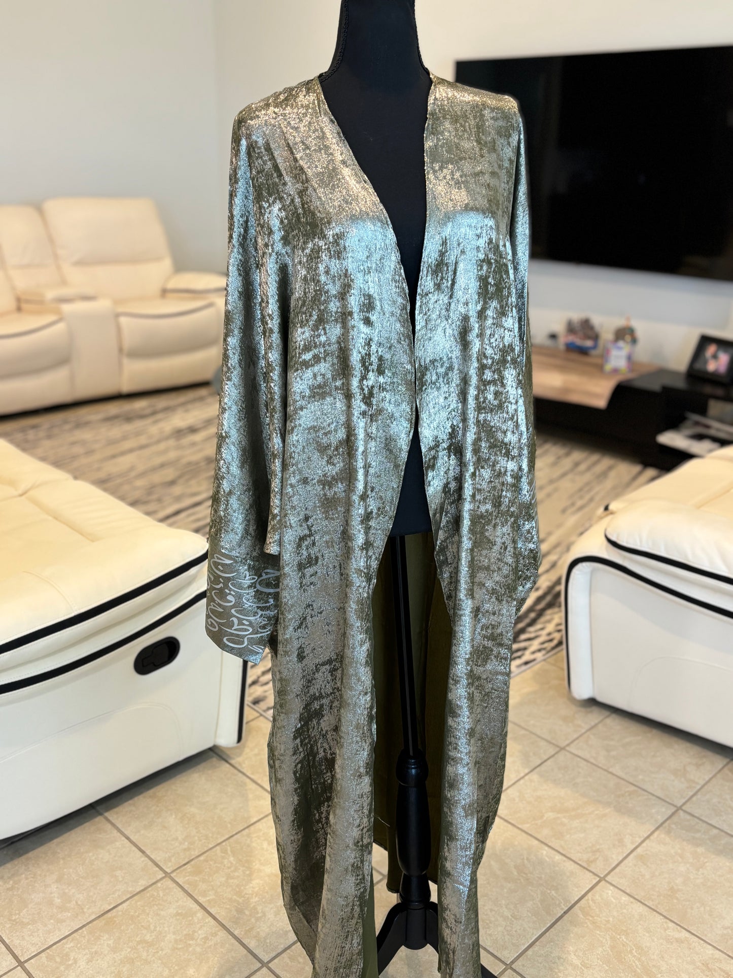 Army Green TWG Signature Abaya