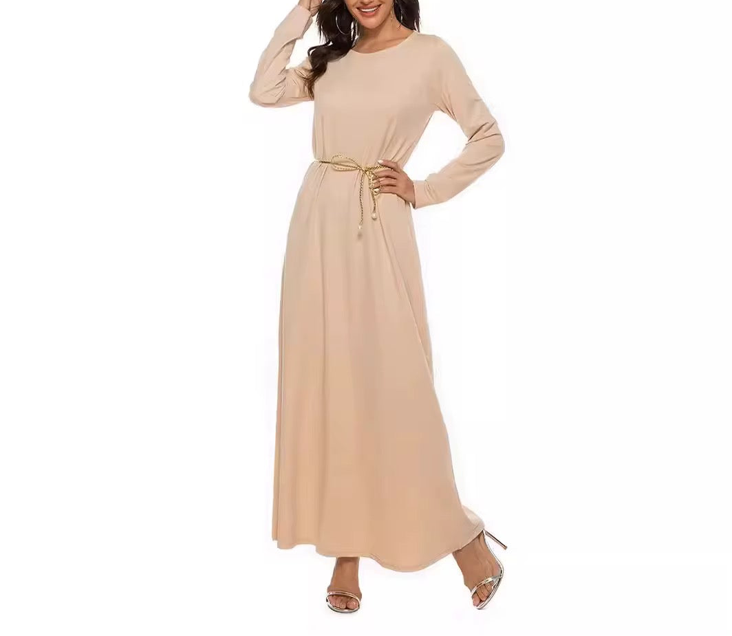 Beige under abaya Long sleeve