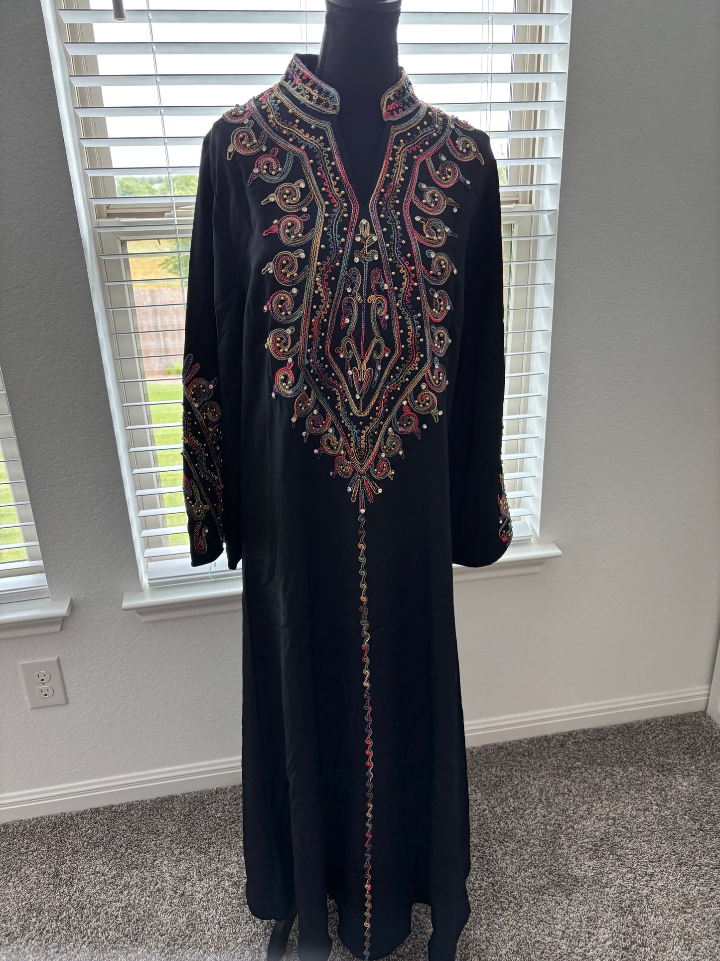 Pearl Navy Abaya