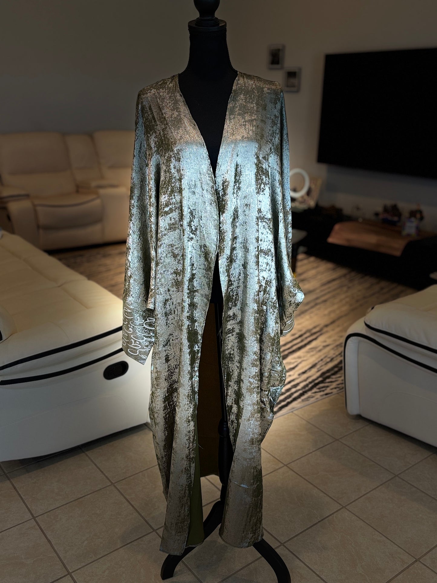 Army Green TWG Signature Abaya