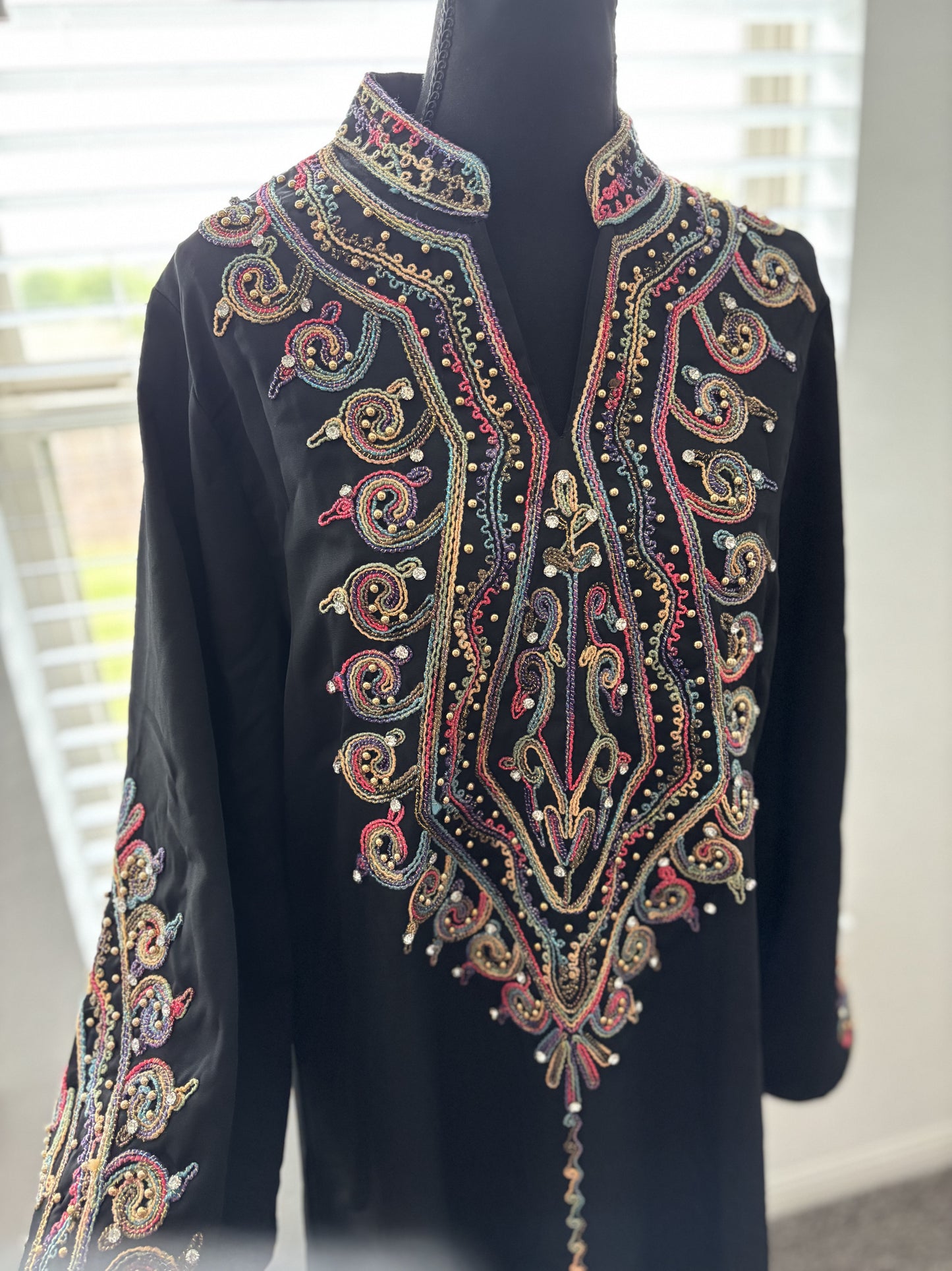Pearl Navy Abaya