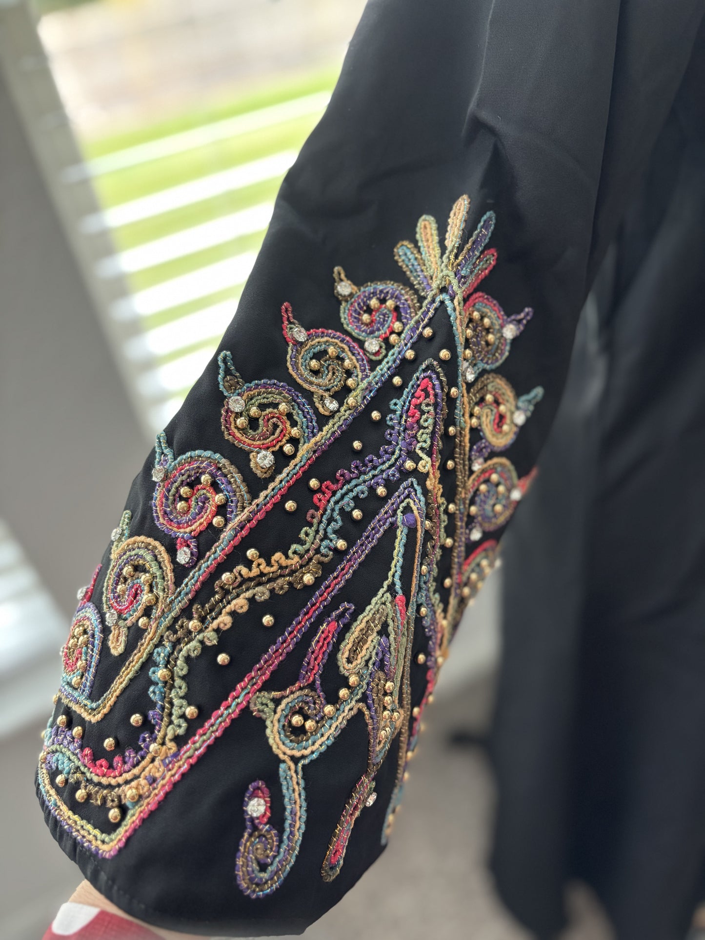 Pearl Navy Abaya