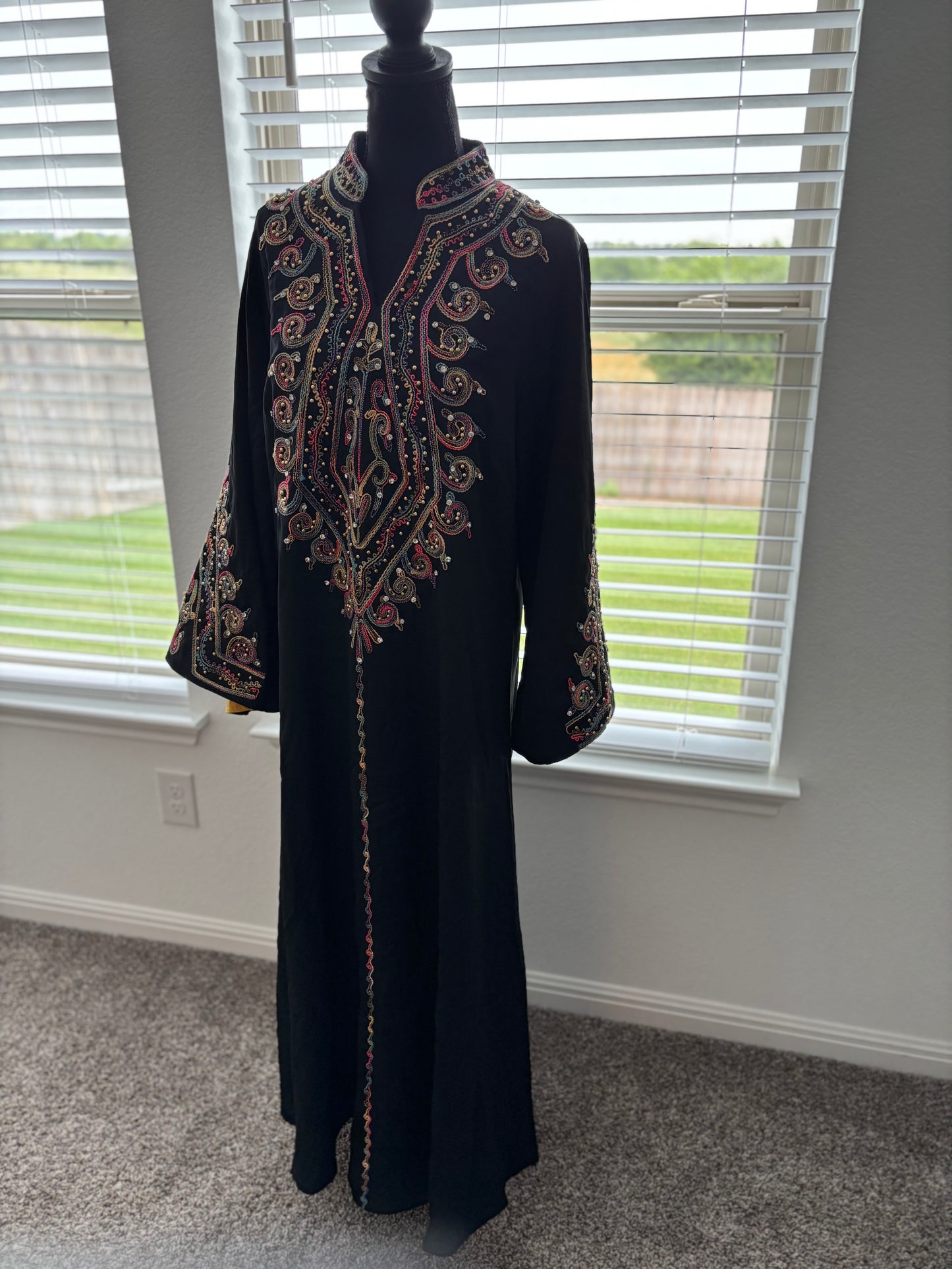 Pearl Navy Abaya