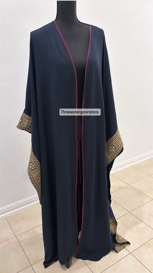 Navy Versace Abaya