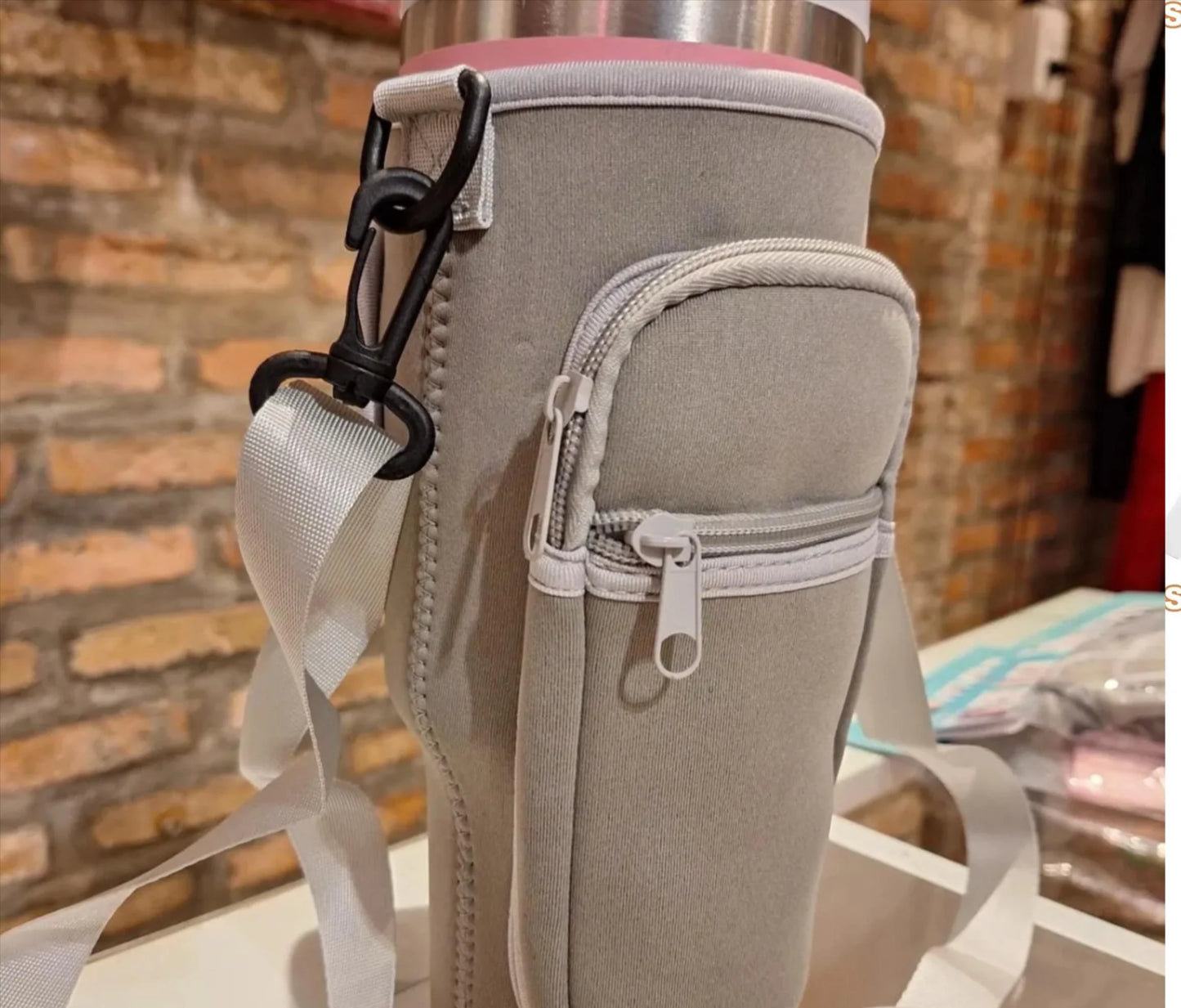 Olive gray stanely cup holder