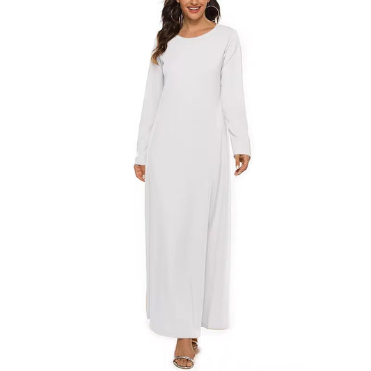 white (creamy) under abaya long sleeve