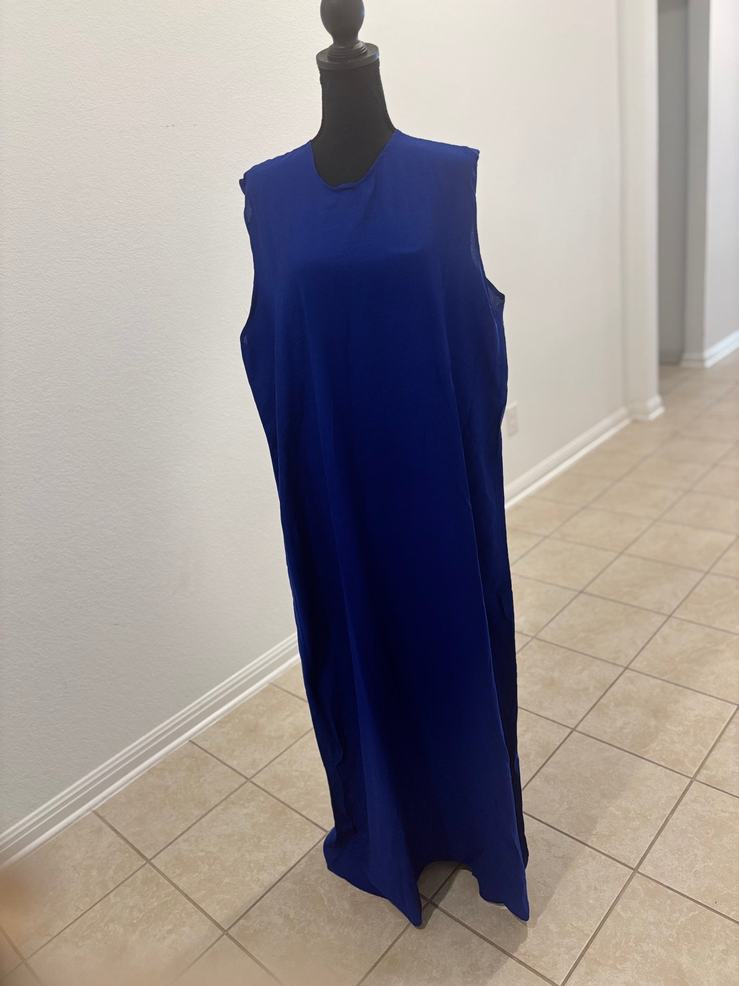 Under Abaya Cobalt blue