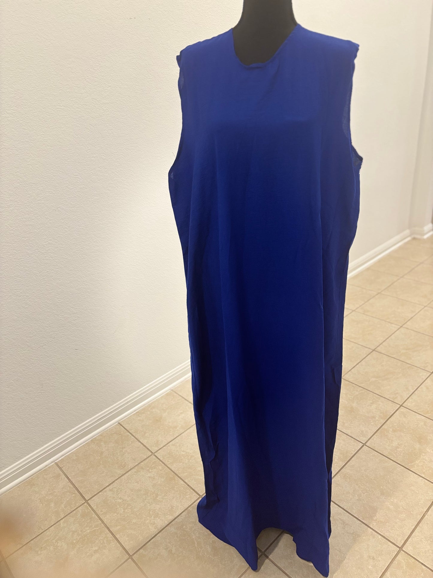 Under Abaya Cobalt blue