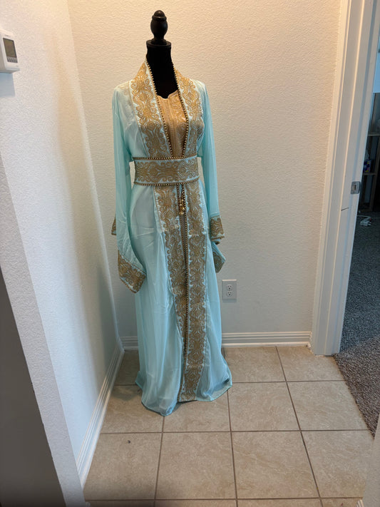 Skyblue Kaftan